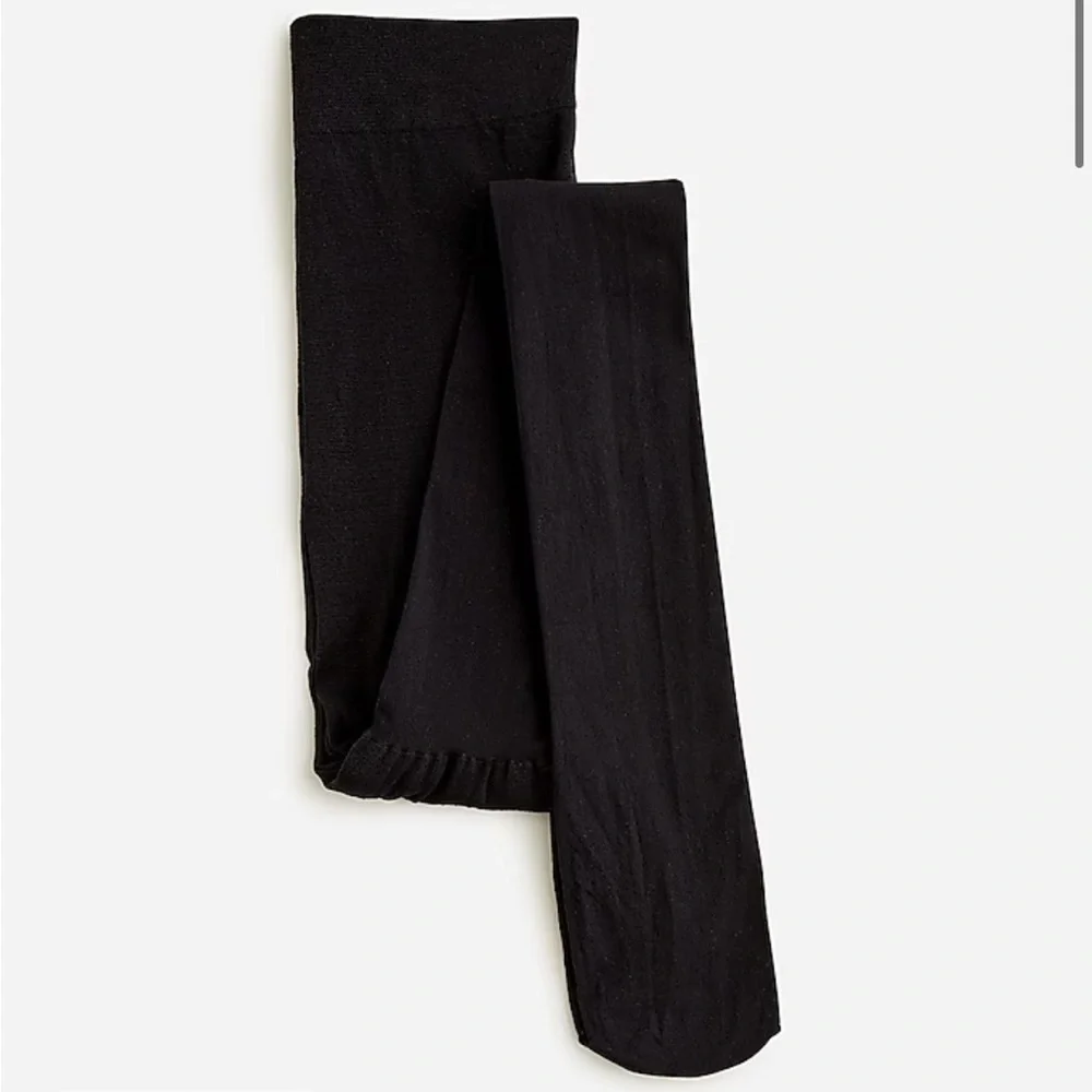 J crew black sheer tights for women large